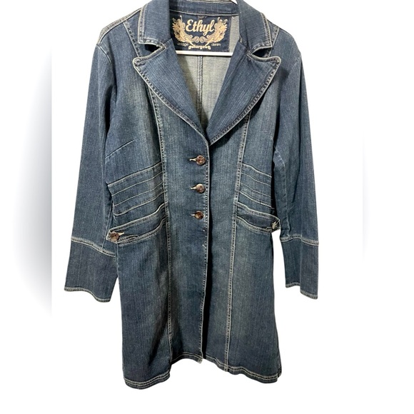 💚💚ETHYL DENIM JACKET - Picture 2 of 9